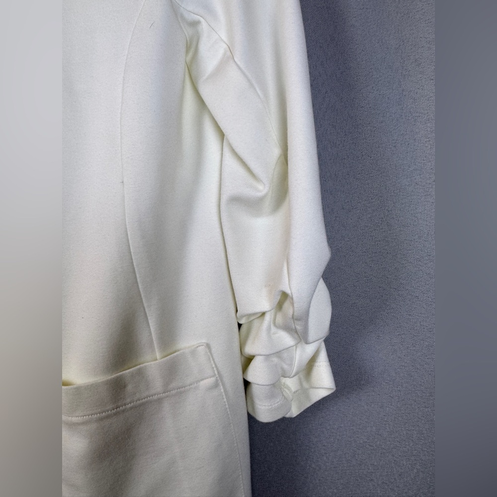 Context White One Button Blazer- Size Medium Pink - image 4